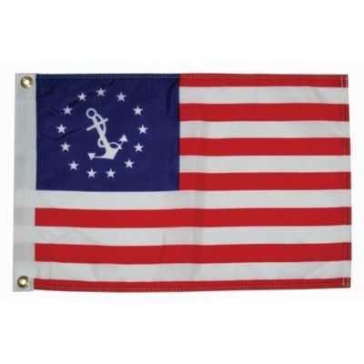 Taylor Made 18 x 12 US Yacht Ensign Flag, Marine Series, 1118