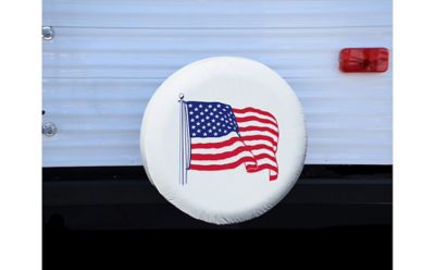 ADCO 29-3/4 in. American Flag Spare Tire Cover, 1784