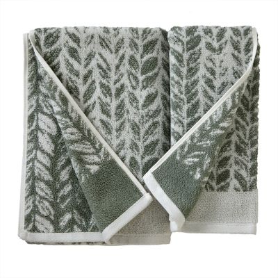 Image showing  Distressed Leaves Bath Towel
