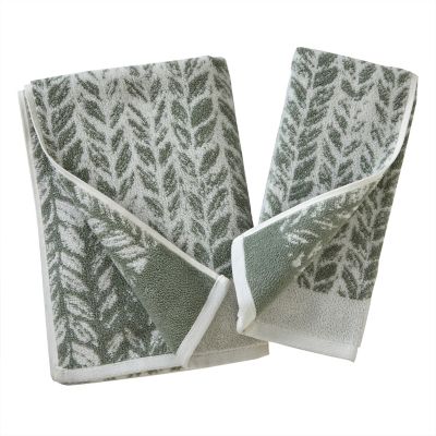 Image showing  Distressed Leaves 2 pc. Hand Towel
