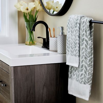 Image showing  Distressed Leaves 2 pc. Hand Towel