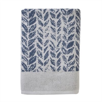 SKL Home Distressed Leaves Bath Towel