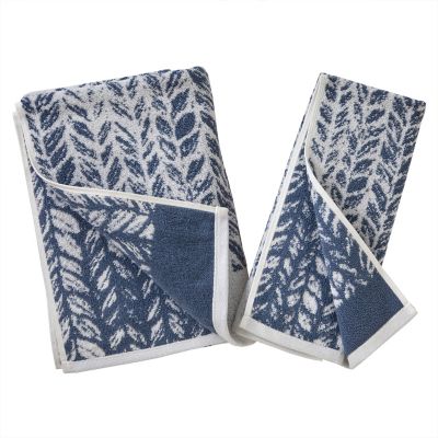 Image showing  Distressed Leaves 2 pc. Hand Towel