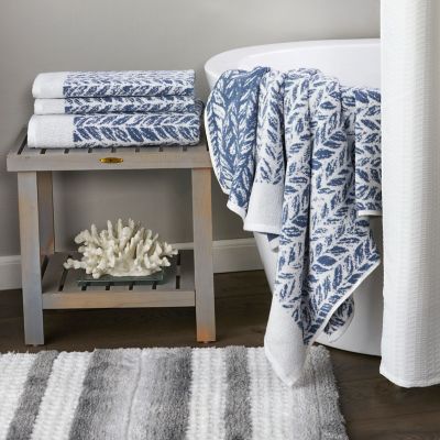 Image showing  Distressed Leaves 2 pc. Hand Towel