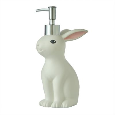 SKL Home Bunny Stoneware Lotion/Soap Dispenser