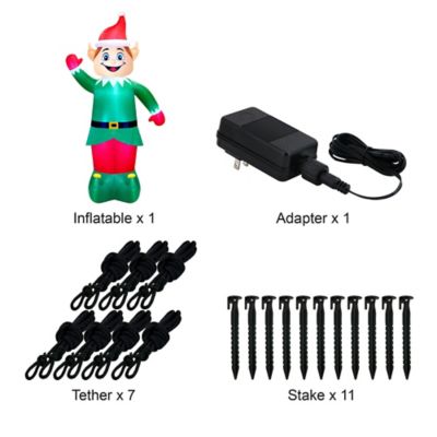 Image showing 7 th Occasions LimitedAirflowz Inflatable Colossal Elf
