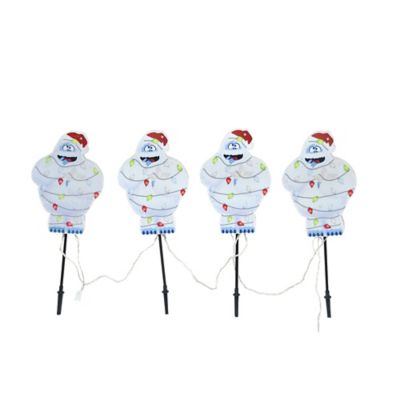 Image showing Rudolph PreLit PVC 4 pc. Bumble Pathway Markers