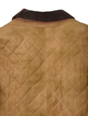 Image showing  Laredo Quilted Suede Jacket with Corduroy Details
