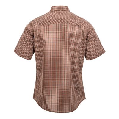 Image showing 1 th Wrangler Wrancher Short Sleeve Plaid Shirt