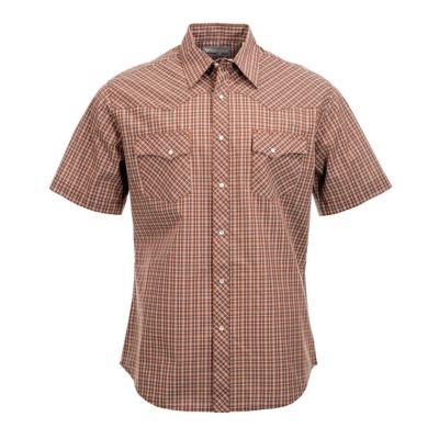 Image showing  Men's Wrancher Short Sleeve Plaid Shirt