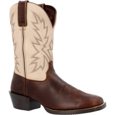 Durango Westward Mens Bone Square Toe Western Boot