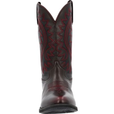 Image showing 3 th Durango Shyloh Mens Burgandy R Toe Western Boot