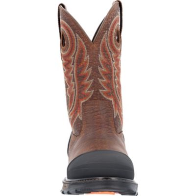 Image showing  Maverick XP Mens Burlywood Round Steel Toe Western Boot