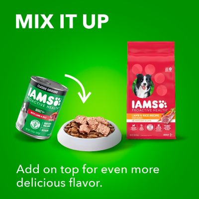 Image showing 5 th Iams Proactive Health with Lamb And Rice Classic Ground, 13 oz.