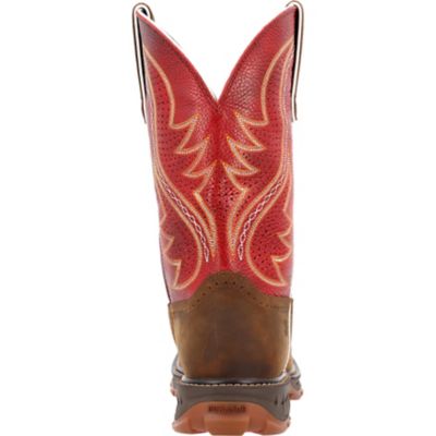 Image showing  Maverick XP Mens Crimson Square Toe Western Boot