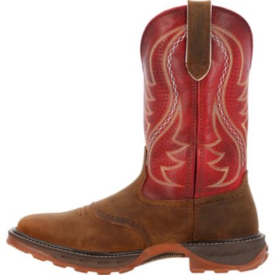 Image showing  Maverick XP Mens Crimson Square Toe Western Boot