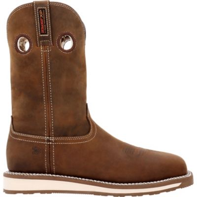 Image showing 6 th Durango Men's Maverick WXP Square Steel Toe Wedge Boot