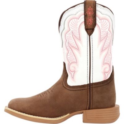 Image showing  Lil' Durango Kids White Trail Rebel Pro Boot