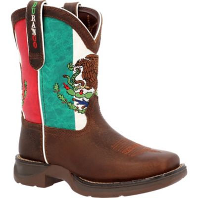 Durango Lil' Durango Kids Mexico Flag Rebel Pro Boot