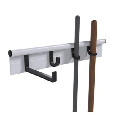 Image showing  Wall Mounted Universal Storage Hanger - Adjustable, Durable, Versatile 18 in. White