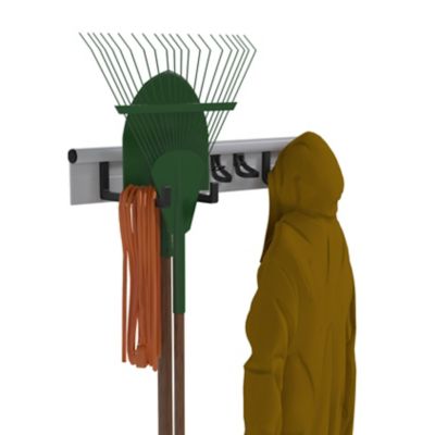 Image showing  Wall Mounted Universal Storage Hanger - Adjustable, Durable, Versatile 18 in. White