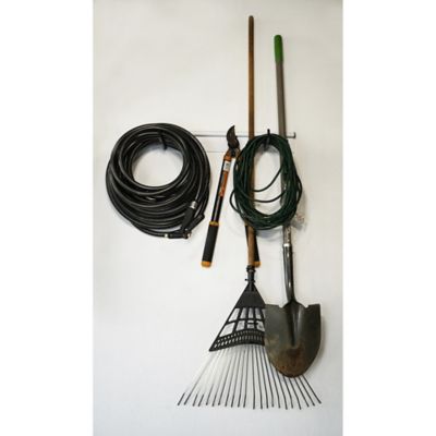 Image showing  Wall Mounted Universal Storage Hanger - Adjustable, Durable, Versatile 18 in. White