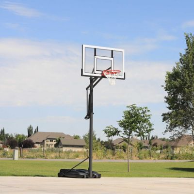 Image showing  Adjustable Portable Basketball Hoop, 54 in. Acrylic