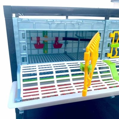 Image showing  Comfortplast Grow Out Pen, 2 Layer H 9.5 in., 3 Section Per Layer