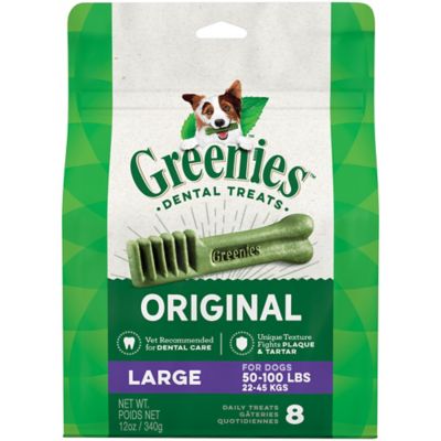 Greenies Original Large Natural Dental Care Dog Treats, 8 ct. Greenies Original Large Natural Dental Care Dog Tr