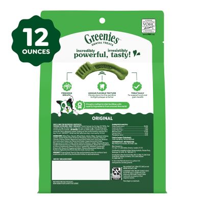 Image showing 7 th Greenies Dental Dog Treats for Large Dogs 50-100 lb., 12 oz.