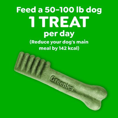 Image showing 9 th Greenies Dental Dog Treats for Large Dogs 50-100 lb., 12 oz.