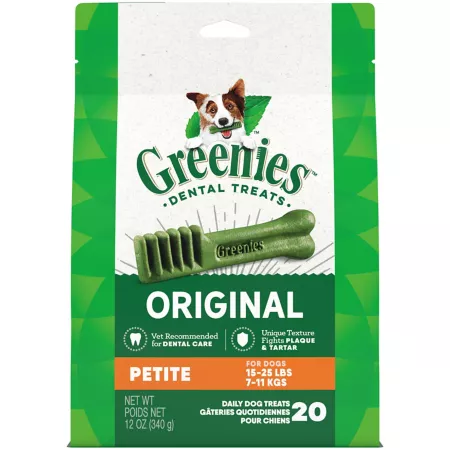 Greenies Poultry Flavored Dog Treats Dental Care 20 ct Dog Dental Treats & Chews