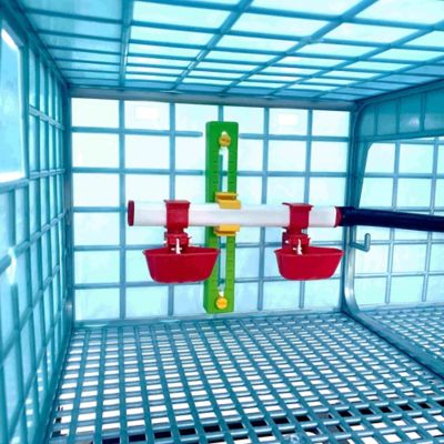 Image showing 5 th Hatching Time Comfortplast Grow Out Pen, 5 Layer H 9.5 in., 3 Section Per Layer