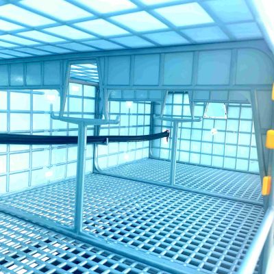 Image showing  Comfortplast Grow Out Pen, H 9.5 in. Layer Addition, 3 Section