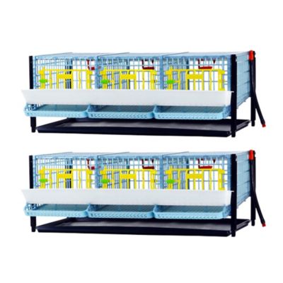 Cimuka Jumbo Quail Cage, Double Layer Addition