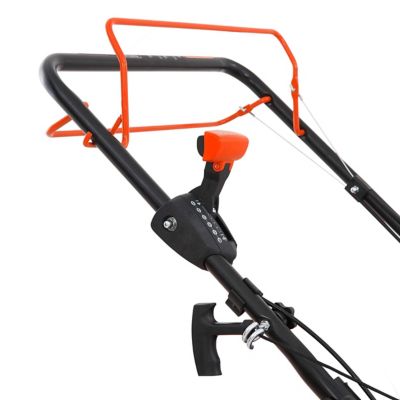 Image showing 7 th YARDMAX 24 in. 201 cc SELECT PACE 6 Speed CVT High Wheel RWD 3-in-1 Gas Walk Behind Self-Propelled Lawn Mower, YG4760