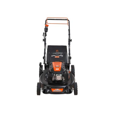 Image showing  24 in. 201 cc SELECT PACE 6 Speed CVT High Wheel RWD 3-in-1 Gas Walk Behind Self-Propelled Lawn Mower, YG4760