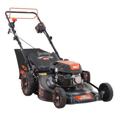 Image showing  SELECT PACE 24 in. 201cc 3-in-1 Gas Self-Propelled Lawn Mower and Leaf Blower Kit