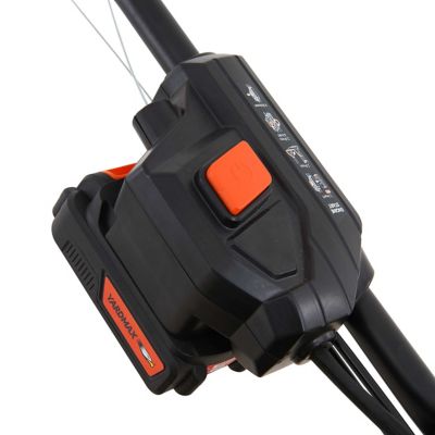 Image showing 7 th YARDMAX 24 in. 201cc Electric Start Select Pace 6-Speed CVT RWD Self-Propelled Gas Lawn Mower with Leaf Blower Kit