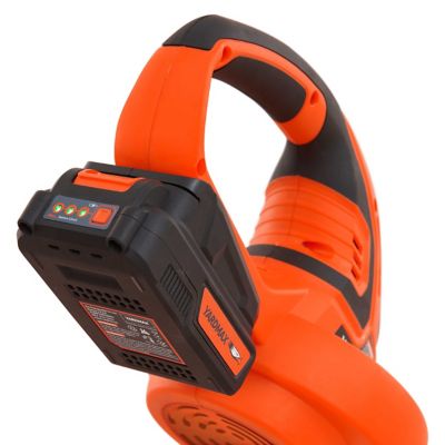 Image showing 9 th YARDMAX 24 in. 201cc Electric Start Select Pace 6-Speed CVT RWD Self-Propelled Gas Lawn Mower with Leaf Blower Kit