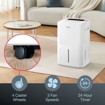 Image showing  Energy Star 50 pt., Portable Dehumidifier with Pump