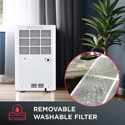 Image showing 5 th Amana Energy Star 50 pt., Portable Dehumidifier with Pump