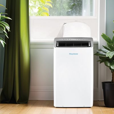 Image showing 9 th Keystone 12,000 BTU ASHRAE/10,000 BTU DOE Portable Inverter Air Conditioner with Remote Control
