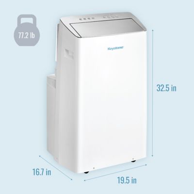 Image showing  14,000 BTU ASHRAE/12,000 BTU DOE Portable Inverter Air Conditioner with Heater and Remote Control