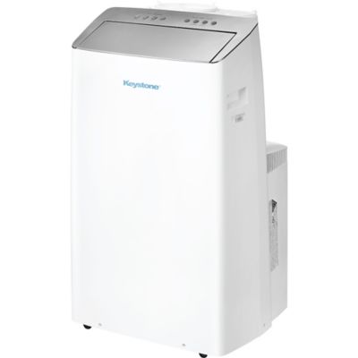 Image showing 6 th Keystone 14,000 BTU ASHRAE/12,000 BTU DOE Portable Inverter Air Conditioner with Heater and Remote Control