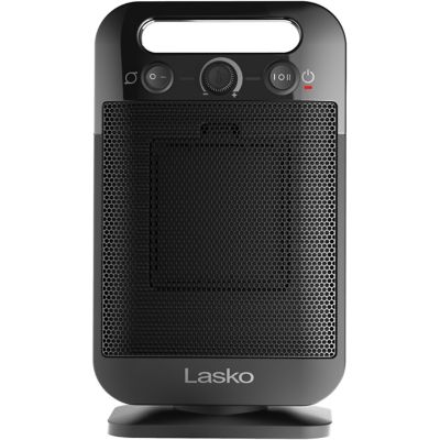 Image showing 7 th Lasko Products MyHeat - GO Oscillating Ceramic Space Heater with Adjustable Thermostat, Black