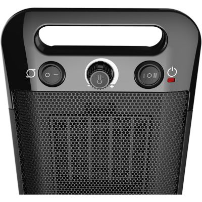 Image showing 8 th Lasko Products MyHeat - GO Oscillating Ceramic Space Heater with Adjustable Thermostat, Black
