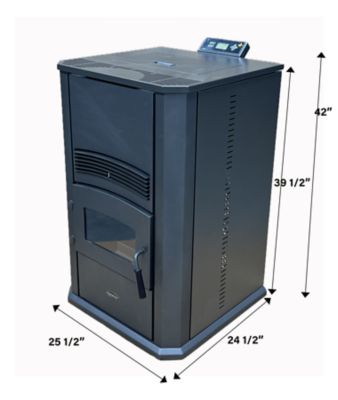 Image showing 5 th ComfortBilt 2800 sq. ft. HP42 Pellet Stove, 120 lb. Hopper Size, HP42-Alpine