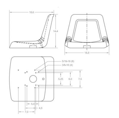 Image showing  Deluxe High Back Seat, 35630