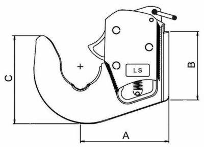 Image showing  Category 2, Light, Weld on Euro Style Lower Link Hook End